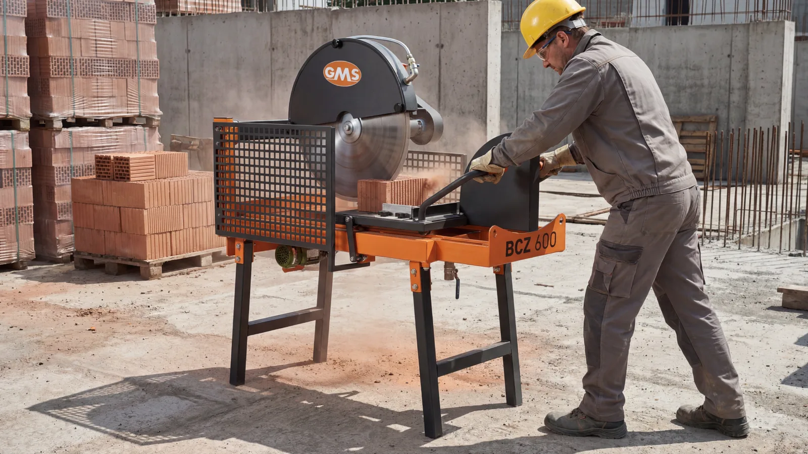 Steintrennmaschine — Baumaschinen