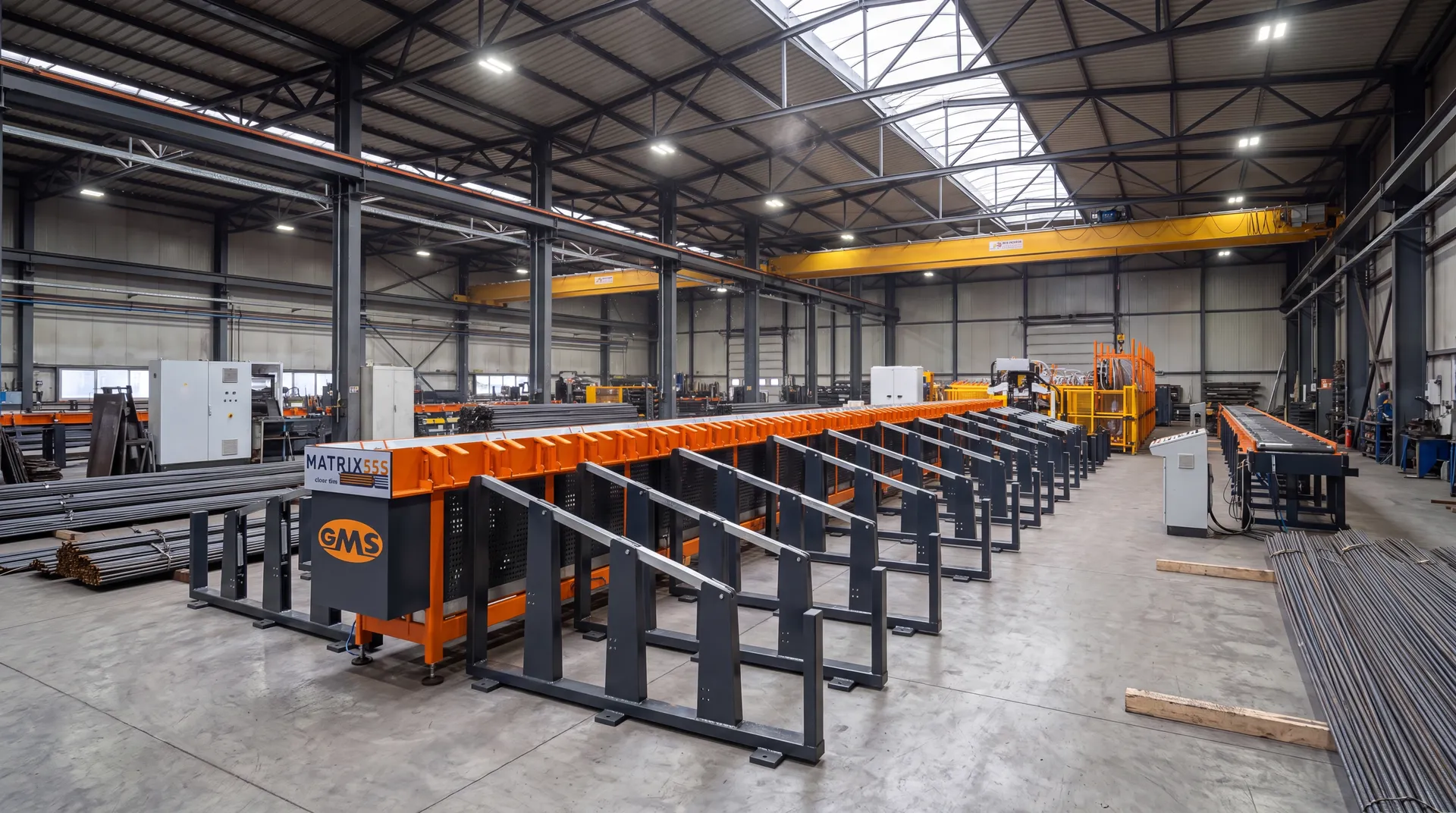 Matrix 55S — Produktionslinie in der Werkshalle